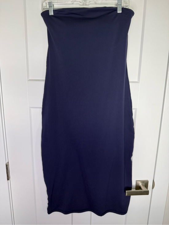 Source Unknown Dresses & Skirts - Navy Blue Strapless Midi Dress